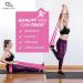 Coresteady Resistance Band 1.3m - Build Strength & Flexibility for Men & Women | Fitness Stretching Pilates Yoga | Exercise Guide Included - Buy Online on GoSupps.com