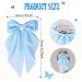 Silky Satin Hair Bows 2 PCS Big Pink/Blue Bow Hair Clips Set Bowknot Metal Spring Clip Oversized Long Tail Hair Ribbons Ponytail Holder French Hair Barrettes Hair Styling Accessories for Women - Buy Online on GoSupps.com