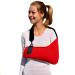 4DflexiSPORT Arm Sling Adult (M red/red trim) Feel Safe Easy to Fit Cooling Fabric Technology Fits R or L. M Red/Red