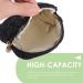 DOITOOL Sanitary Pad Pouch - Portable Menstrual Carrying Bag with Zipper | Nursing Pad Holder & Tampons Pouch | Makeup Bag - Black - Buy Online on GoSupps.com