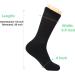 Diabetic Loose Fit Non-Binding Crew Socks - Full Cushioned Cotton (13-15 Black, 6 Pairs) - Buy Online on GoSupps.com