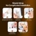 Skin Diagnosis Analyseur de cheveux 11 " avec double t te 50 x / 200 x pour la maison le salon de beaut et le spa white - Buy Online on GoSupps.com