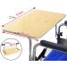 SilteD Wheelchair Lap Universal Trays Desk Fit Wheelchair Aessories Dining Table Removable Wooden Wheelchair Tray Suitable for Eating Reading & Resting withcardslot (Coffeecolor) - Buy Online on GoSupps.com
