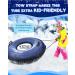 QPAU 50 Inch Inflatable Snow Tube for Kids and Adults - Heavy Duty Sled with 0.7mm Thickness - Buy Online on GoSupps.com