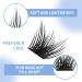 GEMERRY Cluster Lashes Kit 144Pcs D Curl Individual Lashes | DIY Eyelash Kit with Bond, Seal & Applicator - Wide Stem Soft Lashes for Home Use - Buy Online on GoSupps.com