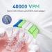 JTF Sonic Smart Toothbrush Genuine Standard Brush Heads 3 Pack White P200 - Buy Now! - Buy Online on GoSupps.com