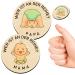Pulangren baby gift young girls gifts for birth pregnancy gift wooden decision coin gift idea for expectant mothers baptism gifts boys baptism gifts for girls green