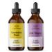 HERBAMAMA Herbal Liquid Drops Kit - Bundle of Dandelion Root & Milk Thistle Drops 4 fl oz - Vegan Non-GMO Sugar & Alcohol-Free - 2 Pack