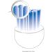 Proficare PC-EZS 3000 Electric Sound Toothbrush | Optimal Dental Care & Oral Hygiene | Includes 2 Butsiessents | Battery Operated | White-Blue - Buy Online on GoSupps.com