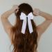 2 Pack Bow Hair Clips Pink Hair Bows for Women Girls Large Bow Clips Hair Barrette Hair Accessories(White Cherry Pink) White CherryPink - Buy Online on GoSupps.com