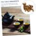 Zerodeko Brass Decor Tea Pet Cow Good Luck Miniature Ornament Office Desk Decor Ox Tea Figurines for Prosperity Statue Chinese Lucky Coins Ox Decor Cow Statue Animal Resin Lunar Calendar - Buy Online on GoSupps.com