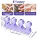 Sibba 2 Pairs Gel Toe Separators for Overlapping Toes, Bunions, Hammer Toe - Foot Pain Relief | Style A - Buy Online on GoSupps.com