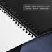 Bachmore Black Drawing Pad 9X12 inch | 50 Sheets, Top Spiral-Bound Heavyweight Paper for Graphite, Acrylic, Colored Pencils, Charcoal, Inks, Gouache & Pastels - Buy Online on GoSupps.com