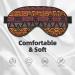 African Mud Cloth Tribal Print Eye Mask | Unisex Soft Comfort Sleep Shade for Travel Yoga & Shift Work - Buy Online on GoSupps.com