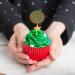Whaline 24Pcs Christmas Cupcake Toppers Red Green Glitter Xmas Peppermint Candy Cupcake Picks for Xmas Holiday New Year Gathering Celebration Birthday Party Cake Decoration Supplies 8 Styles - Buy Online on GoSupps.com