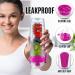 Zulay 34oz Fruit Infuser Water Bottle with Sleeve - Flamingo Pink - Anti-Slip Grip & Flip Top Lid - Infused Water Bottle for Women & Men - Buy Online on GoSupps.com