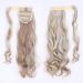 Sego Ponytail Clip-In Extension - Wavy Sandy Blonde & Bleached Blonde Hair Piece (43cm 90g) | Realistic Look for Effortless Style - Buy Online on GoSupps.com