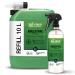 Bio -chem stainless steel care - savings pack 10.75 liters of canister including accessories - care spray for kitchen household and grill made of stainless steel aluminum and chrome - stainless steel cleaner for radiant shine 4) 10.75 l (canister + access