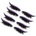 MWZBTG Fake eyelashes 4 Pairs SelfAdhesive Eyelash Strips Reusable Make Up Glue for Daily Use Party Travel Purple - Buy Online on GoSupps.com