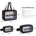 3 Pcs Clear Toiletry Bag Set for Women - Waterproof Transparent Travel Cosmetic Makeup Bags in White - Ideal for Toiletries, Cosmetics, and Holiday Travel - Buy Online on GoSupps.com