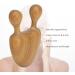 Premium 2-Part Wood Facial Massage Device | Nose Massage Tool for Men & Women | Reduces Edema & Improves Circulation | Perfect Gift - Buy Online on GoSupps.com