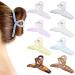 OKBA 8 Colors Large Hair Clips for Women Thick Hair, Matte Hair Claw Clips Hair Clamps for Thin Hair,Nonslip Strong Hold Jaw Clip for Women Girls Long Hair, Fashion Hair Styling Accessories,4.3 in 8 Count (Pack of 1)