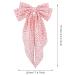 Shop Wllhyf Pink Big Bow Hair Clips - Silky Satin 90s Style Hairpins for Women & Girls | International Shipping - Buy Online on GoSupps.com