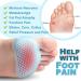 Bukihome Silicone Foot Pads - 8 Gel Cushions for Metatarsal & Midfoot Pain Relief - Unisex Callus Insoles (Blue) - Buy Online on GoSupps.com