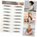 FOMIYES 60 Pcs Eyebrow Stickers False Eyebrows Cejas Tool Eyebrow Tattoos Stickers 6d Eyebrow Trimming Gel - Buy Online on GoSupps.com