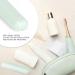 DecorRack Portable Toiletry Set - Mint Green and Rose Pink (4 Piece) | Travel Kit with Soap Case, Bath Sponge, Toothbrush Holders | Ideal for Travel, Gym, Camping, Home and Outdoors - Buy Online on GoSupps.com
