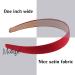 1 Inch Dark Red Satin Hard Headband - Stylish and Comfortable - Buy Online on GoSupps.com