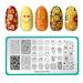 Maniology Happy Face Nails Nail Stamping Plate Emoji-Inspired Designs DIY Manicure