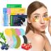 Eyes pads 10 pairs eye pads against dark circles hyaluron eye pads eye patches for wrinkles tear bags eyes pads with hyaluronic acid & collagen