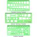 11PCS Geometric Drawings Templates  Drafting Stencils Measuring Tools  BetyBedy Plastic Clear Green Ruler Shapes with a Zipper Bags for Architecture  Office  Studying  Designing and Building - Buy Online on GoSupps.com