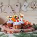Christmas Cupcake Toppers 68Pcs Cake Decorations Santas Clause Reww Snowman Winter Themed Party Cake Toppers Picks DIY Cake Insert Topper Decoration for Christmas New Year Birthday Party (D) - Buy Online on GoSupps.com