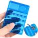 Worparsen Nail Art Palette Eye-catching Vivid 7 Slots Nail Art Brush Holder Compatible with Women Blue - Buy Online on GoSupps.com