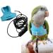 Bird Flight Harness Vest, Parrot Flight Suit with Leash for Parakeets Cockatiels Conures Budgies, Bird Flying Clothes with Rope and Handle for Outdoor Activities Training S Blue