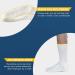 Extra Wide Diabetic Socks for Swollen Feet - 4 Pairs Black Pack - Buy Online on GoSupps.com