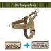 Buy Eeyfarog No Pull Dog Harness for Small to Medium Dogs - Reflective Adjustable Safe & Comfortable - Brown (S) - International Shipping Available - Buy Online on GoSupps.com