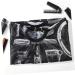 Minkissy 5pcs Haircut Set - Professional Cosmetology Kit with Teasing Comb Shawl Neck Brush & Hair Dye Cape for Barber & Hairdressing Tools - Buy Online on GoSupps.com