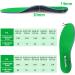 Orthotic Arch Support Insoles for Plantar Fasciitis & Flat Feet - Men & Women - Green - UK-4-230mm - Buy Online on GoSupps.com