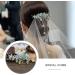 Rhinestone Pearl Flower Bridal Hair Comb - Green Wedding Hair Accessories - Buy Online on GoSupps.com