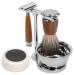 Shaving brush set beard care set suitable for wet shaving with shaving cream and soap shaving brush shaving brush for men with a beard brush razor shaving soap peel shaving rapid
