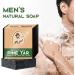 Body Soap Bar for Men Natural Soap for Men Men's Pine Tar Soap Men's Soap Bars Handmade Brightening Pine Tar Soap Natural Soap Bar for Men Moisturizing Body Face And Hair Cleaning - Buy Online on GoSupps.com