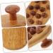 Fomiyes 2-Piece Natural Wood Massage Brush & Scalp Comb Set | Wooden Massage Tools for Relaxation & Scalp Care - Buy Online on GoSupps.com