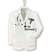 Personalized Doctor Christmas Ornament - Custom Medical Lab Coat & Stethoscope Holiday Gift - Unique Tree Decoration for Doctors - Buy Online on GoSupps.com
