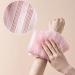 Serviette de gommage pour le corps | Longue d barbouillettes de douche Pour enlever les peaux mortes frotter masser masser femmes hommes personnes g es spa la maison toutes les peaux Rose - Buy Online on GoSupps.com