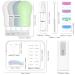 100ml Silicone Travel Bottles Set - BPA Free & TSA Approved - 17 Portable Containers for Shampoo & Lotion - Dark Green Blue Gray White - Buy Online on GoSupps.com