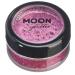Holographic Glitter Shakers by Moon Glitter - Pink - Cosmetic Festival Makeup Glitter for Face Body Nails Hair Lips - 5g