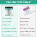 150pcs Chewable Toothpaste Tablets | Whitening Antiplaque Nano Hydroxyapatite | Fluoride Free Natural Peppermint | Sensitive Teeth Enamel Protection Fresh Breath - Glass Jar - Buy Online on GoSupps.com